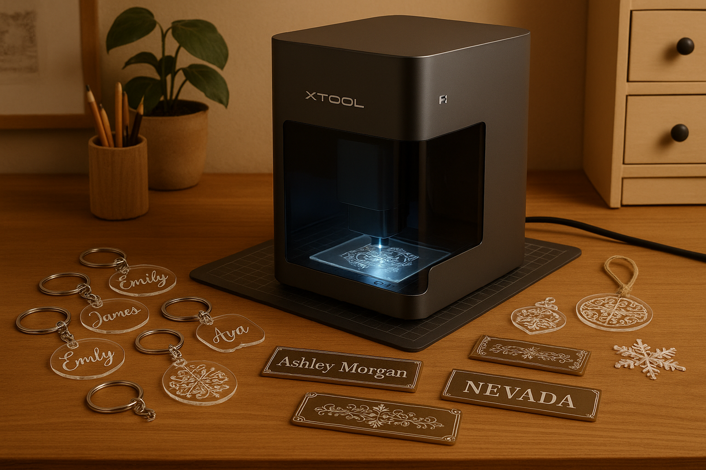 Personalized Acrylic/Plastic Engraving - Nameplates, Keychains & More