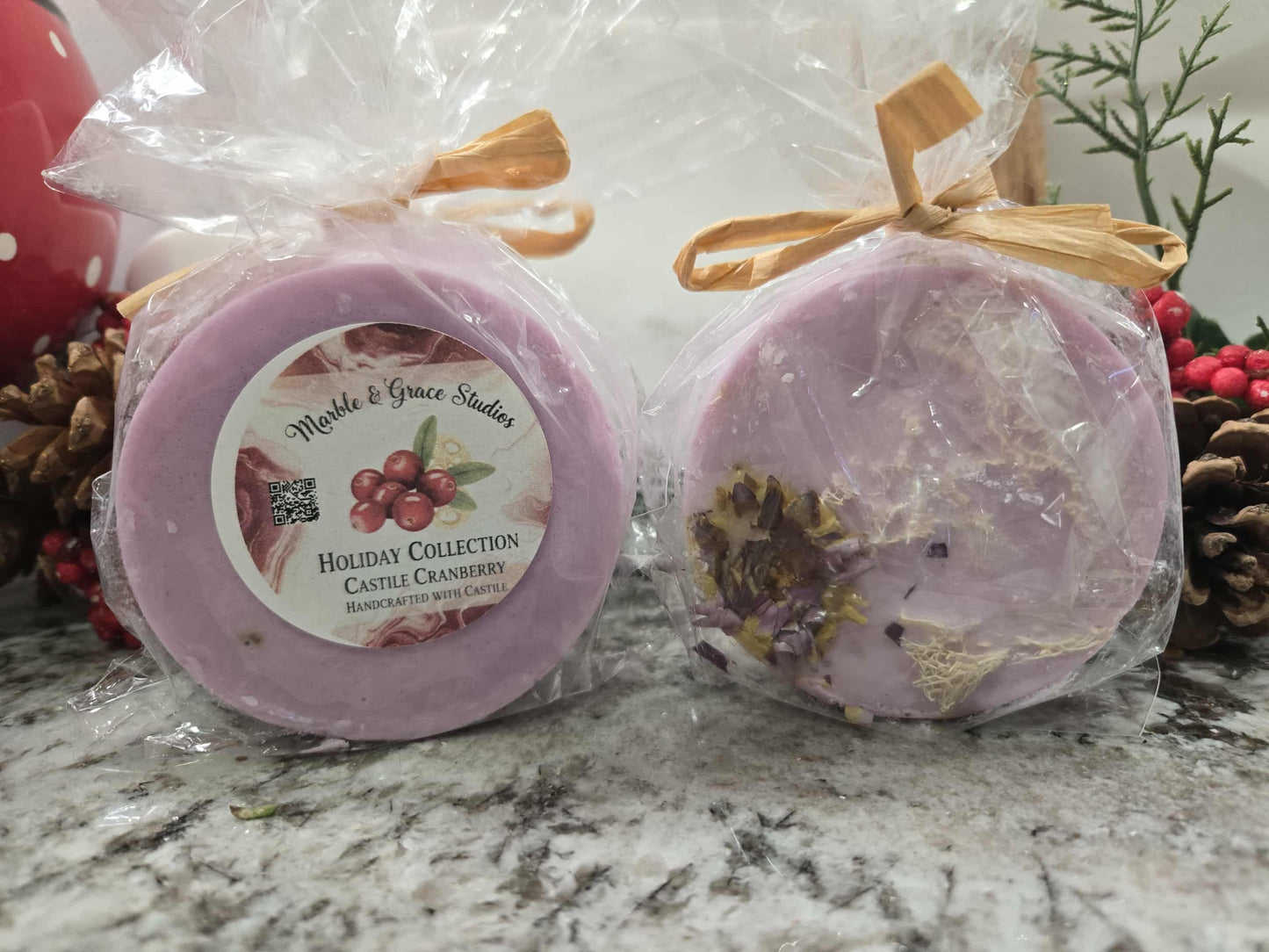 Holiday Collection Loofah Soap