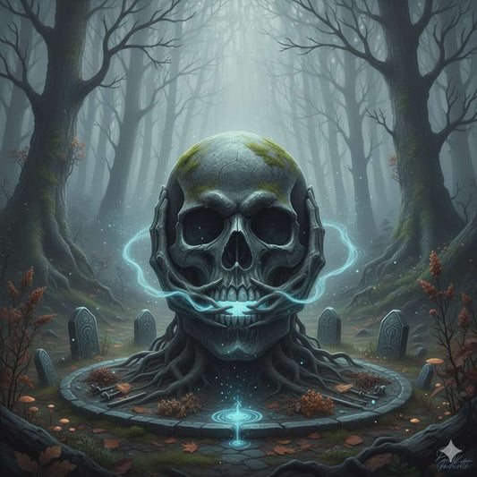 Hear No Evil Skull Candle