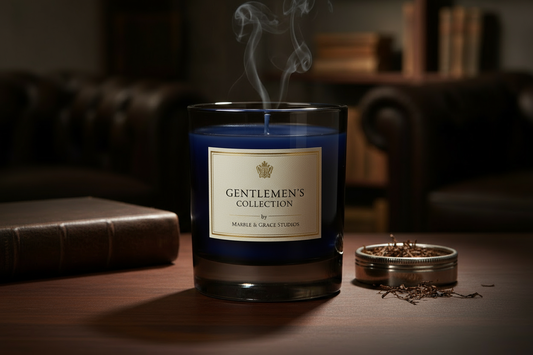 can you change the label to say Gentlemen's Collection by Marble & Grace Studios