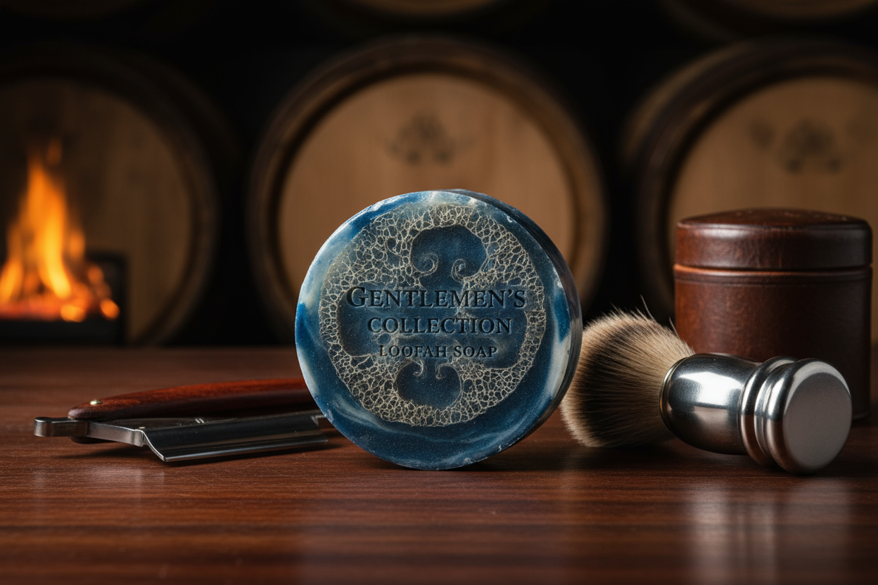 please make it more of a gentlemen's background very manly